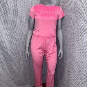 Juicy Couture Vibrant Pink Pajama Set